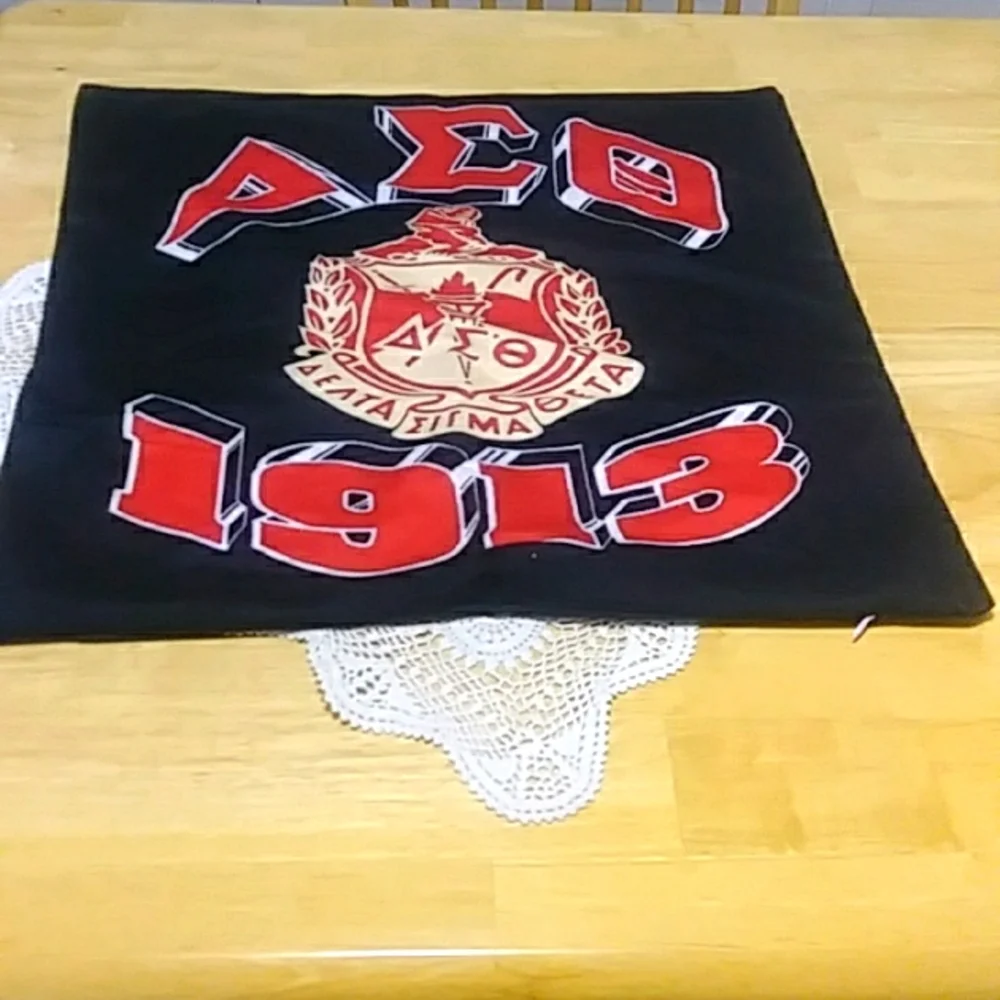 Delta Sigma Theta Sorority pillow cover